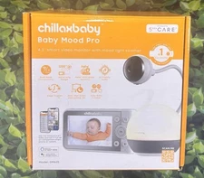 Chillaxbaby Baby Mood Pro 4.3 Smart Video Monitor Camera Light Soother
