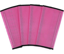 Fly Boots for Horses Set of 4, Breathable Plastic Mesh Fly Boots Pink, Mediu...