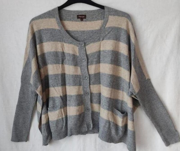 Women Phase Eight Sweater Grey Angora 40 / L / 48