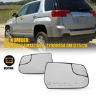 2x Mirror Glass Heated For 2010-2017 Chevrolet Equinox GMC Terrain Left & Right