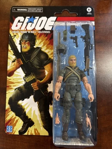 G.I. Joe Classified Series Retro Cardback Craig "Rock 'N Roll" McConnel 6-Inch