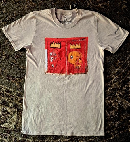 NWT RARE ESTATE LICENSED JEAN-MICHEL BASQUIAT ART GRAPHIC SHIRT SMALL 34" CHEST