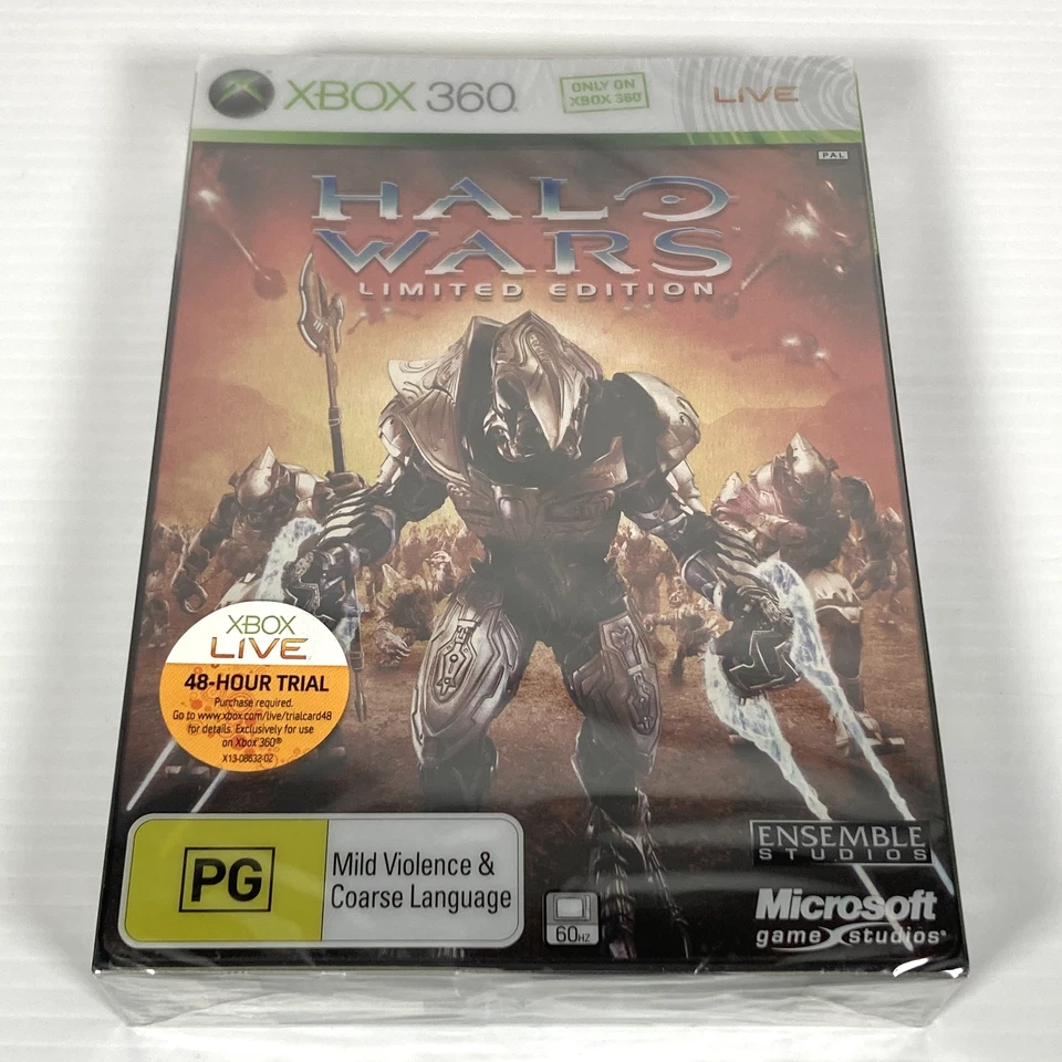 Halo Wars Limited Edition Xbox 360 SteelBook (2009) PAL Brand New & Factory Seal - image 3 of 4