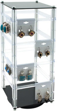 Rotating Earring Display Holds 32 Cards