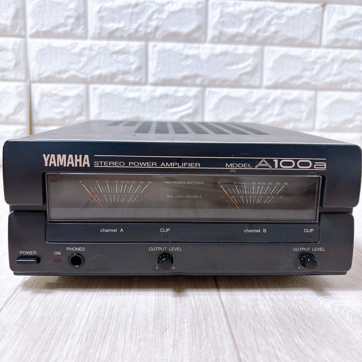 YAMAHA ステレオパワーアンプ A100a YAMAHA A100a 2ch Stereo Power Amplifier Professional Tested