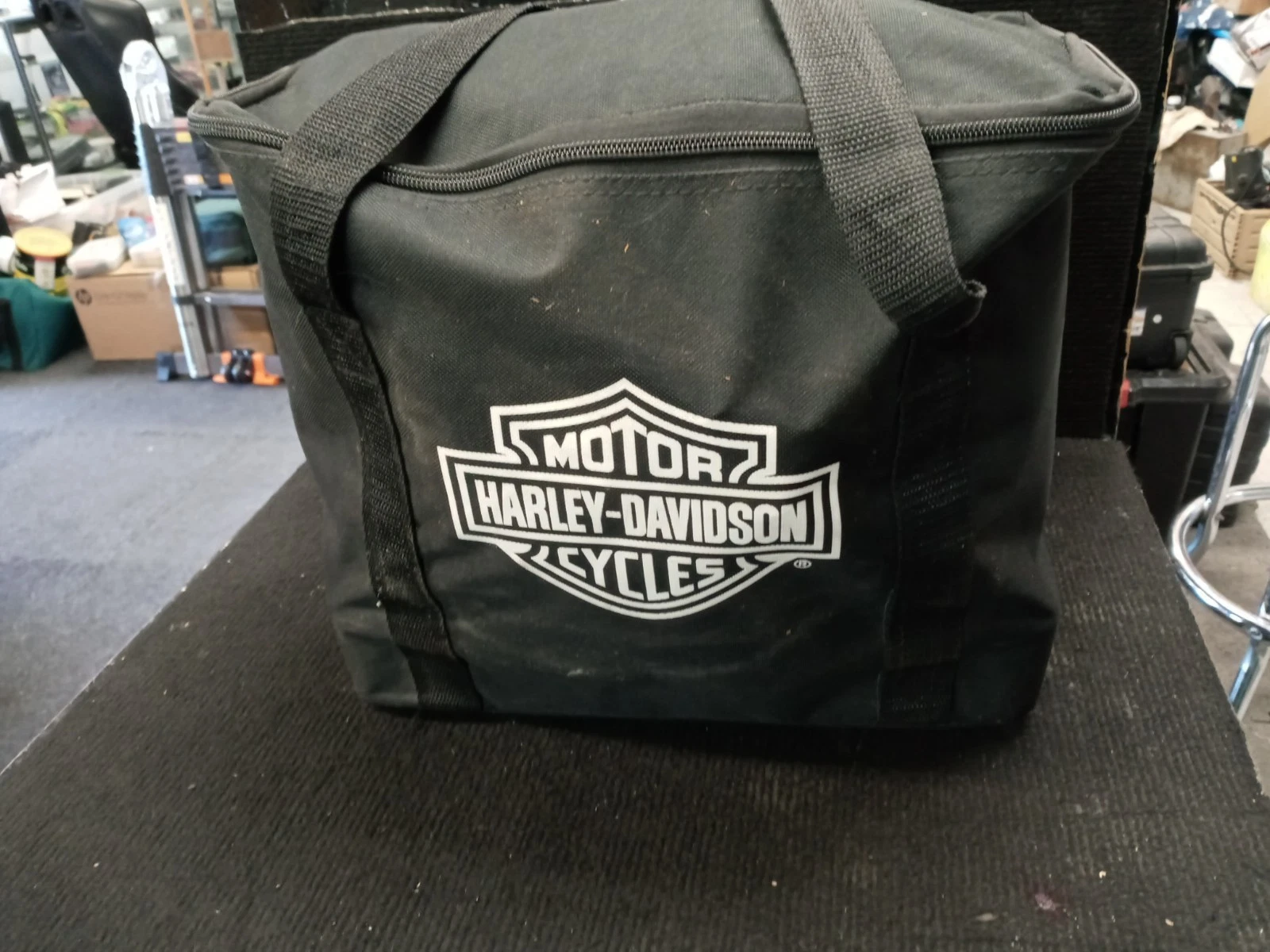 Harley Davidson Portable Charcoal BBQ Grill with Carry Bag