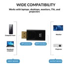 Display Port DP Male To HDMI Female Adapter Converter For 4K HD 1080P HDTV PC UK