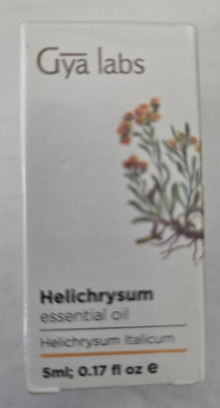 NEW- Helichrysum Essential Oil 0.17oz (5ml) by Gya Labs