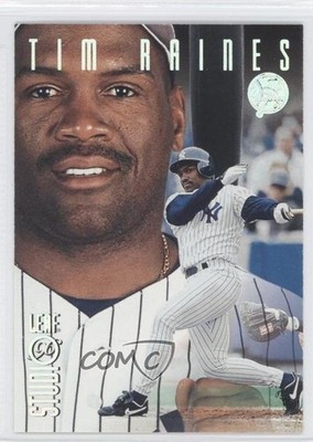 1996 Leaf Studio Silver Press Proof /100 Tim Raines #59 HOF 0q3