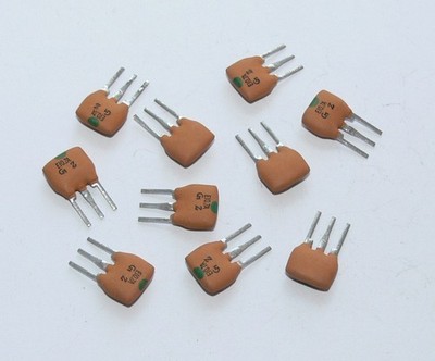 10x Murata keramische Filter SFE E10.7A für 10,7 MHz grüner Punkt, Keramikfilter