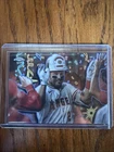 2025 Topps Chrome Update #CT-10 Mike Trout Celebration Angels