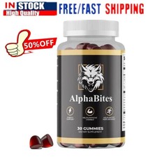 AlphaBites Gummies For Men, Bites ED Gummies Male BIGD 30 Gummies NEW,..