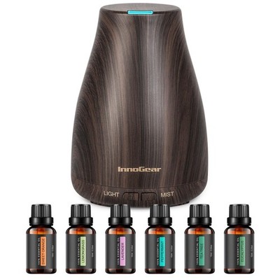 Essential Oil Diffuser with Oils, 100ml Aromatherapy Diffuser with 6 Essentia...