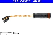 Rear axle ATE 24.8190-0992.2 warning contact, brake pad wear for Mercedes-Be