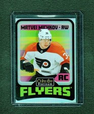 Matvei Michkov 2024-25  OPC  Platinum SP RC Rainbow