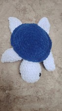    Handmade Crochet Sea Turtle Amigurumi Plush Toy  Soft Velvet Yarn