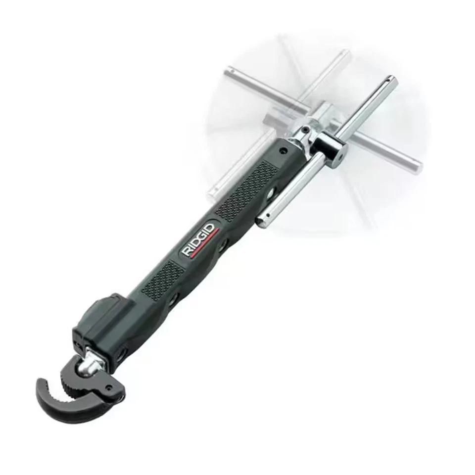 Ridgid 1/2 in to 1-1/4 in 10 in. to 17 in. Telescoping LED Lit Basin Pipe Wrench - Image 2 of 4