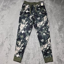 Under Armour Loose Pennant Jogger Pants Boys M Black Gray Camo Pull On NWT
