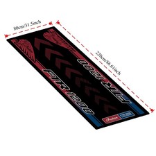 For Indian FTR 1200 Motorcycle Garage Pit Mat Workshop Carpet Floor Mat 220*80cm