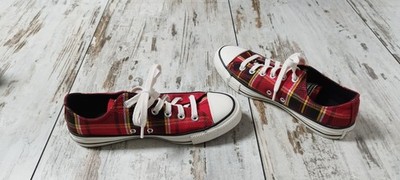 Neu Converse Sneaker Chuck Taylor All Star low Gr. 39 Karo kariert Punk