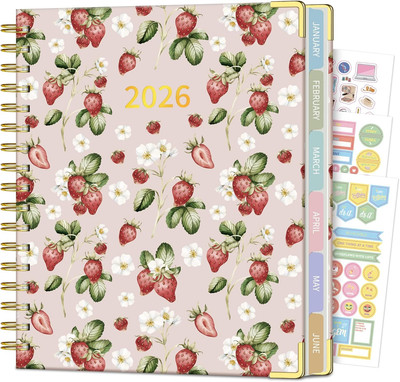 2026 Planner, Weekly and Monthly Planner, Jan 2026 - Dec 2026, B5 Hardcover Spir