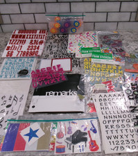 Mixed Sticker Lot, Used New, Scrapebooking/Crafts/Letters