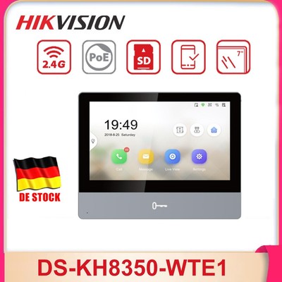 Hikvision DS-KH8350-WTE WiFi 7-inch Video-Gegensprechanlage für den Innenbereich