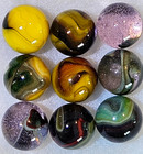 9 MINT Jabo Marbles from the "ACE" Contract run 10-02-2008.  Lot 0199 — photo 3