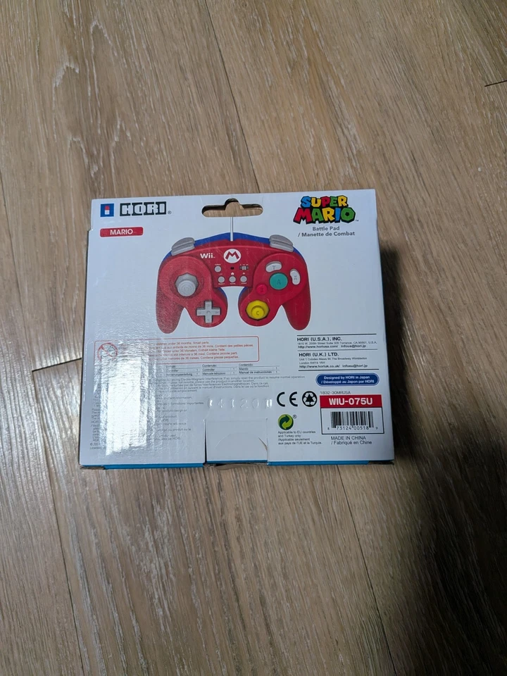HORI Battle Pad for Wii/Wii U (Mario Version) with Turbo  [SEALED BRAND NEW] - Image 4 of 4