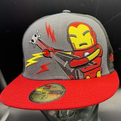 New Era 9FIFTY Hat Marvel x Tokidoki Iron Man 2010 7 1/8 Guitar Rock Roll Cap