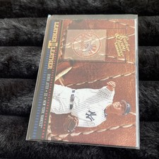 2004 Donruss LEATHER & LUMBER SP DEREK JETER /2499! New York Yankees SEE