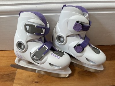 Oxelo Girls Ice Skates - UK Children 8-9.5