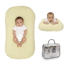Baby Lounger Newborn 0-24 Months, Home and Travel Infant Cushion-Yellow