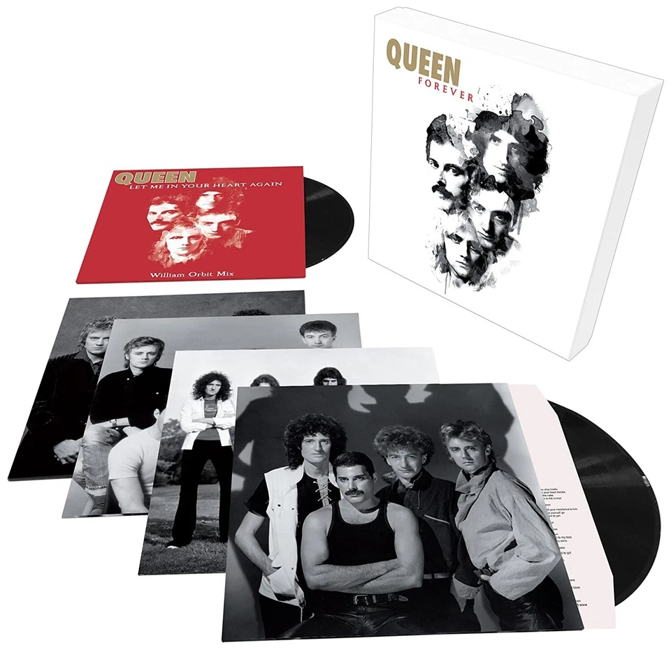 QUEEN Forever w/ MIX & UNRELEASED  180 GRAM 5 LP VINYL BOX SET SEALED & ETCHED  - Image 4 of 4