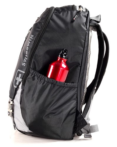 Swiss Waterproof 16'' Laptop Backpack School Backpack Travel Shoulder Bag SW9176 - Picture 7 of 12
