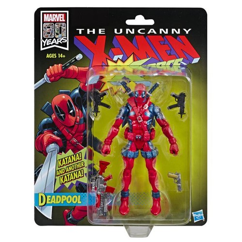 X-Men X-Force Retro Marvel Legends 6-Inch Deadpool Action Figure (New ...