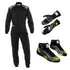 FIA OMP Sport Rally Kit Race Black/Yellow XS-XL