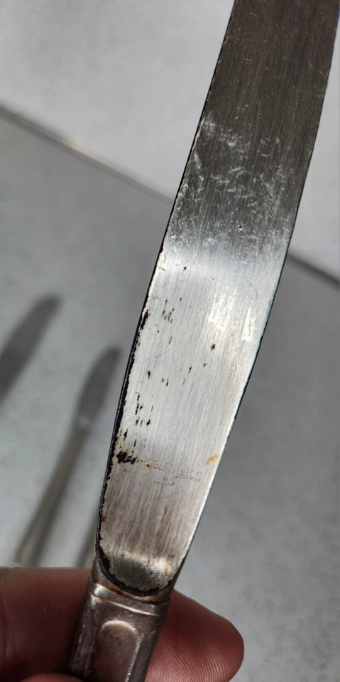 Cuchillos de cena vintage 1847 Rogers Bros ETERNALLY YOURS 4 piezas *Leer* Foto 4 de 4