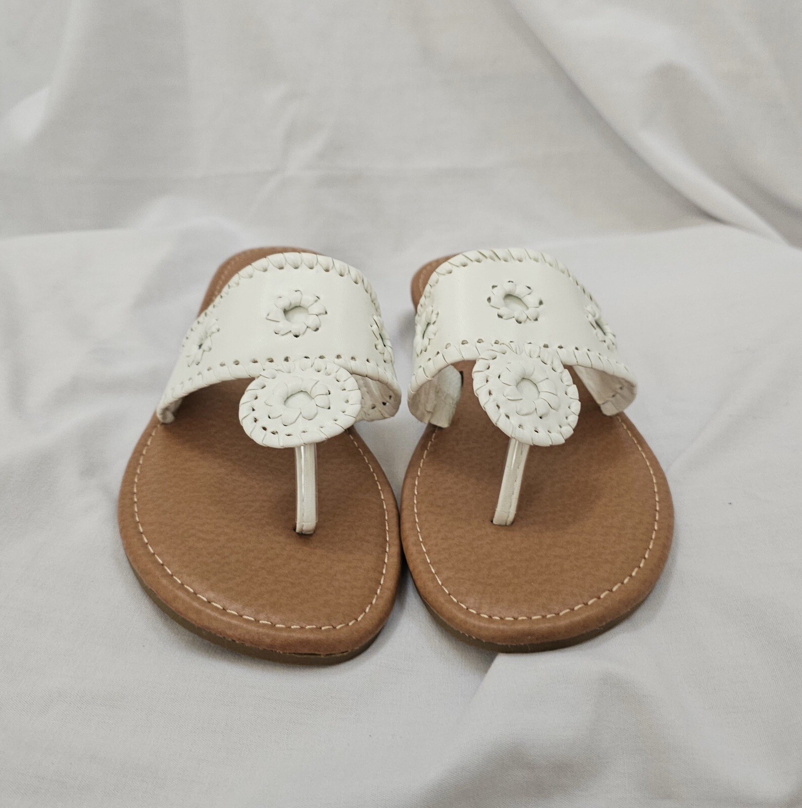 APL PALMS sandali bassi donna slip on tanga bianco taglia 6 5 M