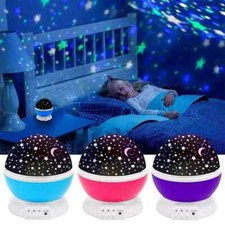 LED Northern Lights Galaxy Projection Lamp Aurora Star Projector Night Light UK
