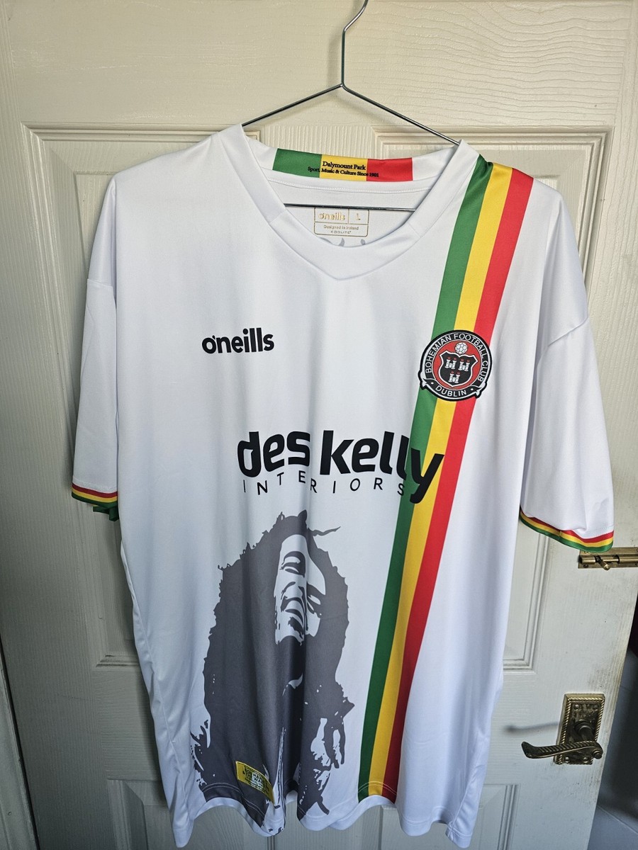 レア Bohemian FC ボブ・マーリー シャツ L 状態良好 ラスタ 2022-2023