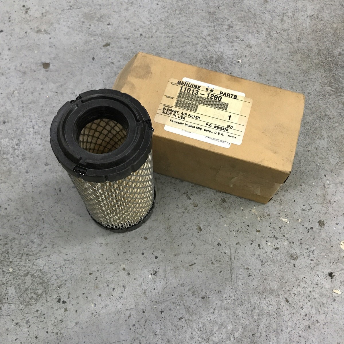 Genuine OEM Kawasaki Mule Element Air Filter Part No. 11013-1290