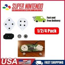 Super Nintendo SNES SNE Silicone Rubber Button Conductive Pad Controller Gamepad