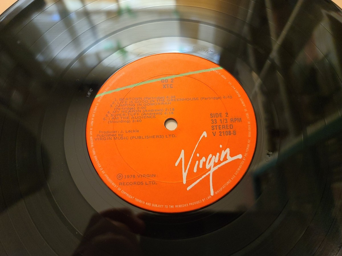 XTC Go 2 Vinyl 1978 Virgin VG Complete with Insert V2108