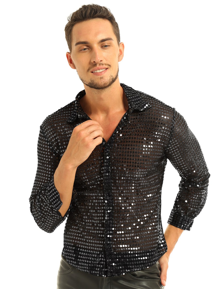 mens sparkly shirts