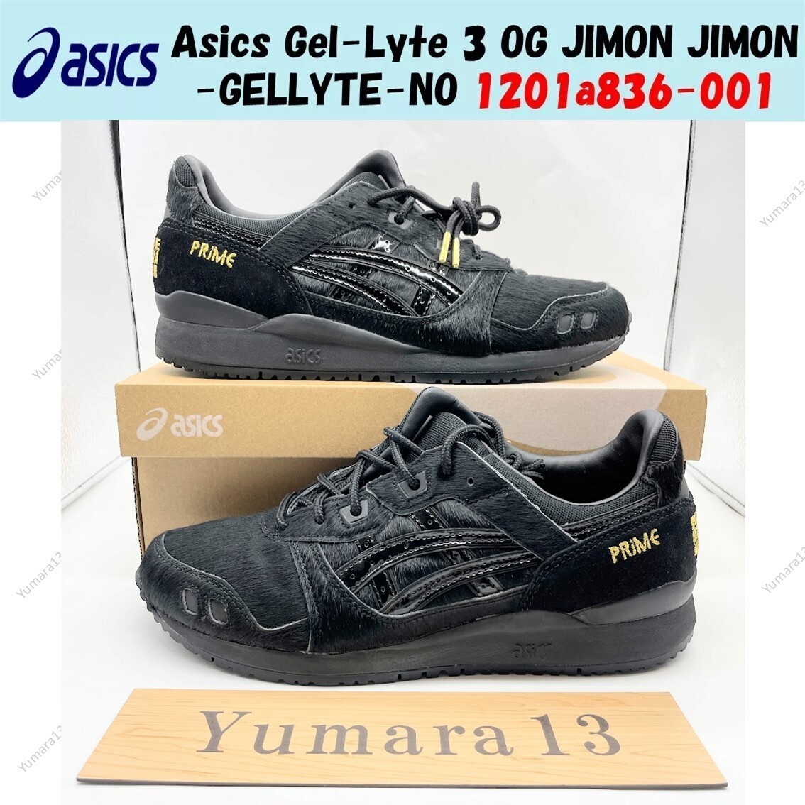 Asics Gel-Lyte 3 OG JIMON JIMON-GELLYTE-NO 1201a836-001 Men's Size