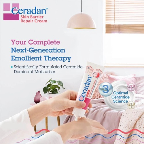 CERADAN Cream Ceramide Dominant Skin Barrier Repair Cream 80g- Dry skin / Eczema - Picture 4 of 7