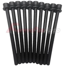 10 Engine Cylinder Head Bolt Set For 06-16 Hyundai Kia 2.4L GDi Stud Kit ES72465