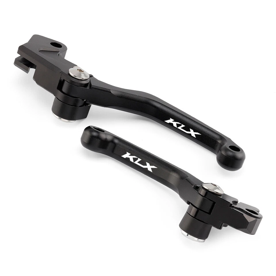 Palanca de embrague de freno pivote CNC KLX para KAWASAKI KLX250R KLX300R KLX650R 1993-2010 Foto 3 de 4