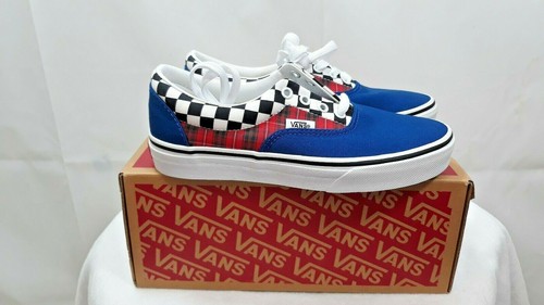blue suede checkered vans